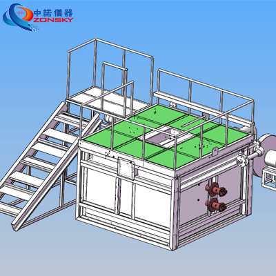 建筑抗震支吊架耐火试验炉